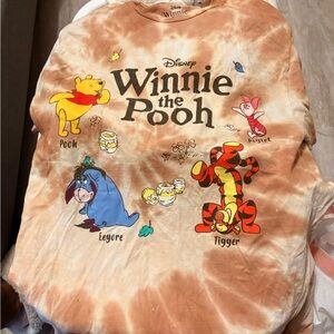 Disney Winnie the Pooh Brown and Orange T-Shirt